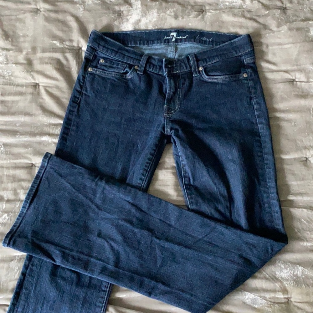 7 for All Mankind mid rise bootcut jeans